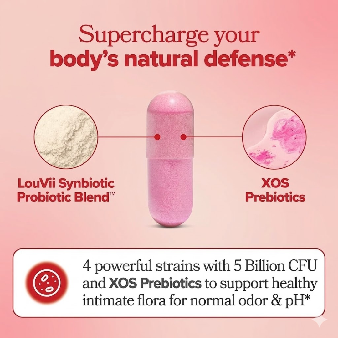 Feminine Probiotic & Prebiotic Capsules – Daily Women’s Balance Support